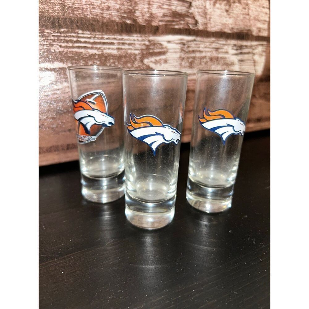 Broncos shot glasses 3Pc 04